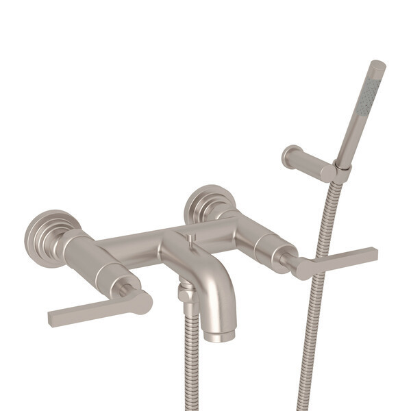 Rohl Lombardia Exposed Wall Mount Tub Filler A2202LMSTN